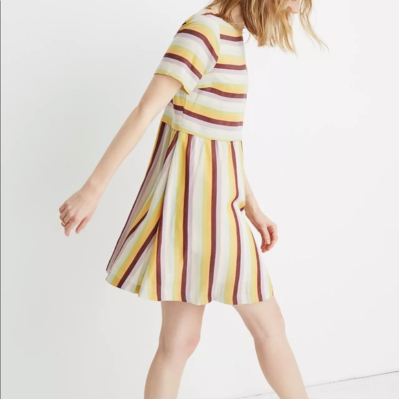 ⭐️HP⭐️ Madewell Striped Scoop Back Dress - Picture 5 of 17